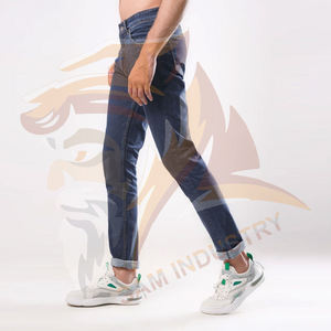 กางเกงยีนส์เดนิมทรงสกินนี่คุณภาพสูง OEM สำหรับผู้ชาย กางเกงยีนส์ขาดทรงสลิม ขายส่ง ผ้าฝ้าย 100% กางเกงยีนส์เดนิมสำหรับผู้ชาย - Product Image 3