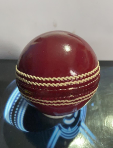 Pelota de Cricket de Cuero Rosa de 156g, con Hilo Negro, Pelota de Partido de la Liga de Cricket, Grado Profesional, Cosida a Mano - Product Image 4