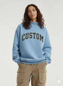 Sudadera Personalizada para Mujer, Cuello Alto, Otoño, Casual, Servicio OEM, Felpa Sólida, Poliéster/Algodón, Antiarrugas, Ecológica, de Secado Rápido - Product Image 3