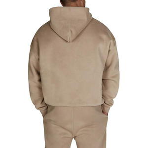 Conjunto de Sudadera con Capucha y Pantalones Deportivos de Alta Calidad con Lavado Ácido, Unisex, con Logotipo Impreso, Transpirable, Ligero, Ropa Deportiva, Ropa Informal - Product Image 4