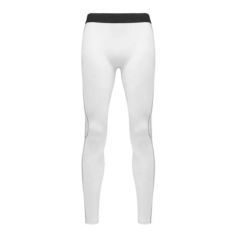 2021 High Quality Wholesale Men Seamless Sexy Tight Blank Running Compression pants Elastic Waist Compression Tight for Men
