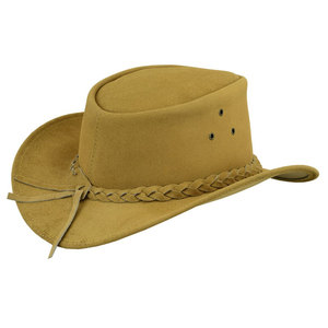 Unisex Brown Leather Cowboy <b>Hat</b> With Braided <b>Band</b> Casual Outdoor Style Adult Spring Autumn Fit 56-58CM 2026 - Product Image 2