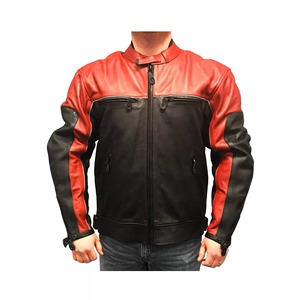 Blouson de moto en cuir respirant unisexe grande taille pour l'hiver, personnalisable avec service OEM - Product Image 3