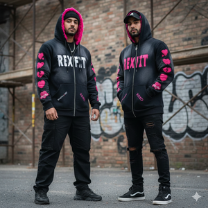 เสื้อฮู้ดดี้มาใหม่ ขายดี งานปักโลโก้แบบดิสเทรส สตรีทแวร์ ขายส่ง คุณภาพสูง เสื้อฮู้ดดี้ซิปแบบซันเฟด - Product Image 2