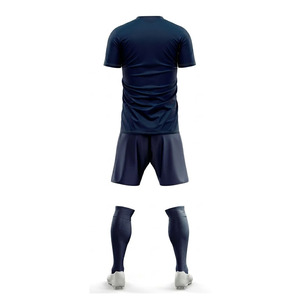 Uniforme de Fútbol, Camiseta Sublimada con Degradado Rojo y Azul, Manga Corta, Absorbe la Humedad, Ajuste Atlético, Ropa Deportiva, Equipación de Fútbol - Product Image 3