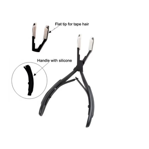 Herramientas de Extensión de Cabello de Acero Inoxidable de la Mejor Calidad, Recién Llegadas, Duraderas, Precio al por Mayor, Pinzas con Puntas de Silicona Blanca - Product Image 3