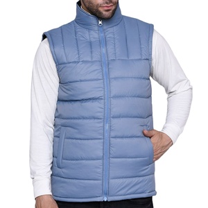 Men's Hooded Puffer Vest Warm Quilted <b>Sleeveless</b> Winter Outerwear OEM ODM Wholesale Factory Direct Supply Clothing Bubble Goose - Product Image 2
