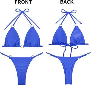 Maillots de bain respirants de haute qualité pour femmes, ensembles de bikinis, vente flash, maillots de bain personnalisables, vêtements de plage - Product Image 4