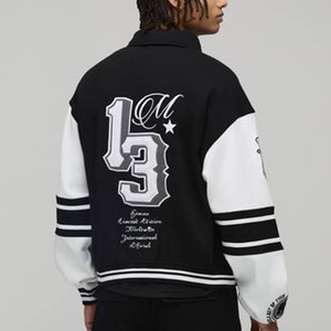 Veste universitaire personnalisée haut de gamme pour homme, brodée, style baseball, respirante, décontractée, streetwear, mode - Product Image 3