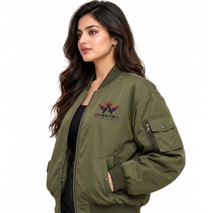 Blouson Bomber Matelassé Professionnel pour Femme 2026 – Respirant, Toutes Tailles Disponibles, Vente Directe Usine, Coton, Rivets, Service OEM - Product Image 6