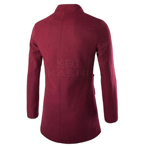 เสื้อโค้ทขนสัตว์ผู้ชายสำหรับฤดูหนาว ดีไซน์ทันสมัย อุ่นหนา แขนยาว สไตล์คลาสสิก ลำลอง เหมาะกับกิจกรรมกลางแจ้ง แฟชั่นอินเทรนด์ สวมใส่สบายในชีวิตประจำวัน - Product Image 2