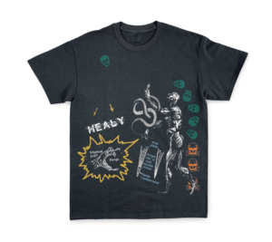 Camiseta Corta de Cuello Redondo con Estampado de Alta Calidad YITE para Hombre, Personalizada, 100% Algodón, Gruesa, con Diseño Gráfico, Talla Grande - Product Image 4