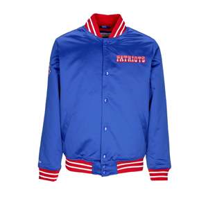 <b>Covered</b> <b>Button</b> Satin Varsity Jackets Wholesale Baseball Letterman Jacket Royal Blue Silk Shell Hip Hop Varsity Jacket - Product Image 4