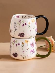 Premium Vintage Handmade Ceramic <b>Mug</b> 400ml Portable Rustic Style <b>Couple</b> Coffee Tea Wine Beer Wedding Mid Autumn Festival Gift - Product Image 4