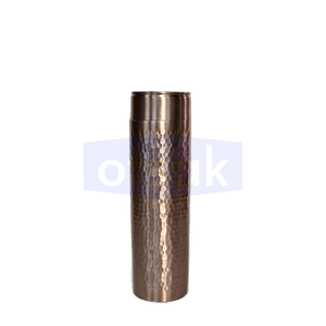 Bouteille d'eau portable en cuivre martelé, élégante et classique, écologique, rechargeable, accessoires personnalisés pour un usage quotidien, camping en plein air - Product Image 1