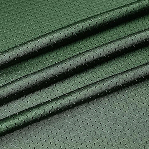 Camisetas de fútbol americano verdes sólidas para hombre, de malla de poliéster, material liso, estilo jersey, ropa deportiva. - Product Image 5
