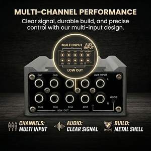 Amplificateur audio de voiture mono DSP-AP3 classe AB 45W par canal avec égaliseurs pour revendeurs de stéréos automobiles - Product Image 6