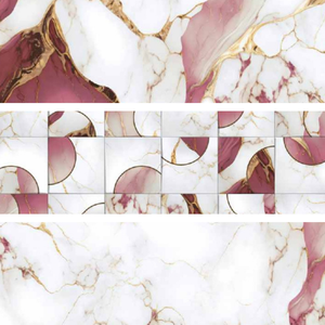White Marble Finish Ceramic Wall Tile 300x600 Minimalist Design For Clean Modern Office Interiors And Commercial Applications - Product Image 2