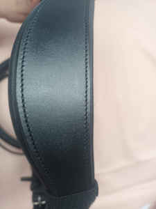 Brida inglesa anatómica de buena calidad para caballos, Noseband de cristal con brida de caballo de cuero, brida de caballo ecuestre - Product Image 2