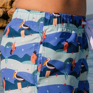Shorts de Playa para Mujer, Transpirables, de Secado Rápido, de Alta Calidad, para Verano, con Logotipo Personalizado, Colores Personalizados, 100% Poliéster, Estampados - Product Image 4