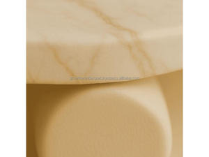 Modern Marble Top Coffee Table for Living Room Luxury White Center Table Minimalist Designer Table with Storage Shelf Luxury - Product Image 6