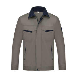 Combinaison de sécurité ignifuge pour hommes |   Uniforme de travail à manches longues orange |   Niveau personnalisable en polyester et coton - Product Image 2