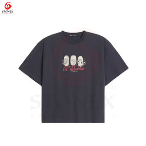 Camiseta Premium de Algodón Grueso para Hombre, Corte Regular, Cuello Redondo, Estilo Urbano y para el Día a Día - Product Image 4