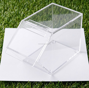 Distributeur de bonbons empilable en acrylique transparent avec couvercle, bac de rangement pour aliments en vrac, idéal pour les mariages, les buffets de desserts et les confiseries - Product Image 5
