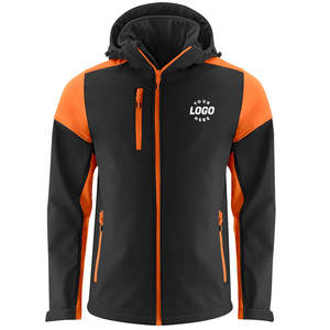 Men's Stylish Hooded Soft Shell <b>Jacket</b> Modern Fit Travel Work Commute Daily Use Wind Resistant Water Repellent Softshell <b>Jackets</b> - Product Image 1