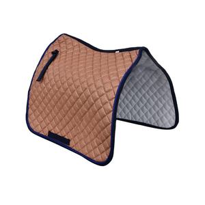 Tapis de selle tout usage matelassé rose doré en polyester avec doublure polaire et sangle de transport pour l'équitation – Durable - Product Image 1
