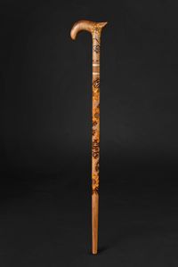 Canne de marche de luxe en corne de buffle antique, design unique et élégante pour le soutien en extérieur - Product Image 2