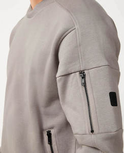 Sweat-shirt en coton respirant de haute qualité, uni, épais, surdimensionné, unisexe, personnalisable, pour homme, taille plus, pull-over - Product Image 5