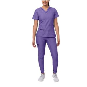 Uniformes Médicos de Alta Calidad para Mujer, Material de Primera Calidad, para Uso en Enfermería, Marca Privada Personalizada, Suministro Directo de Fábrica, Conjuntos de Uniformes Médicos - Product Image 3
