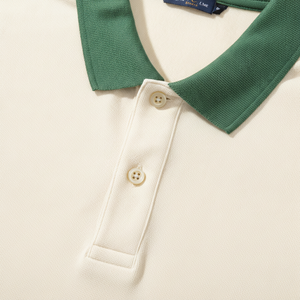 Polos personnalisés de haute qualité pour hommes, col côtelé, uniforme, logo, polos de golf unis, polos blancs pour hommes - Product Image 2