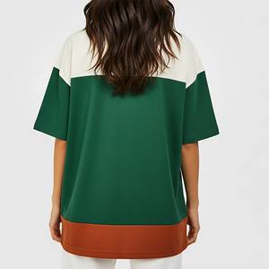 OEM Hot Selling Custom Made 100% Cotton Summer Silk Screen Printed Logo Women's Casual T-Shirt with Custom Colors&Sizes T-shirts - Product Image 2