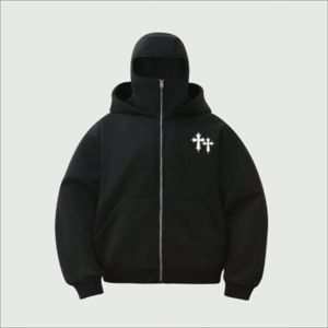 Sudadera con Capucha Denish Sports Wear Premium para Hombre, de Algodón y Felpa, 350g, Ecológica, Transpirable, con Cierre, Bordada, para Otoño - Product Image 3