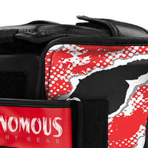 Venomous Red Viper <b>Boxing</b> <b>Headgear</b> Leather MMA Muay Thai Protective Head Guard Shock Absorbent Adjustable Fit - Product Image 4