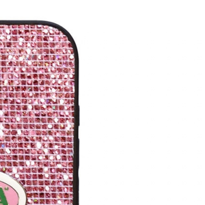 เคสไอโฟนสีชมพูประกายวิบวับ ประดับคริสตัลหรูหรา ป้องกันรอยขีดข่วน แฟชั่นเก๋ไก๋ อุปกรณ์เสริมมือถือสุดหรู - Product Image 2