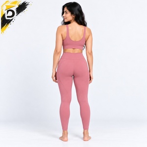 Conjunto de Yoga Moderno para Mujer, Material Flexible, Ajuste Soportativo para Fitness, Yoga, Ejercicio, Entrenamiento y Actividades al Aire Libre - Product Image 3