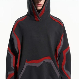Sweat-shirt à capuche pour hommes, vente en gros, couleur unie, décontracté, respirant, avec logo personnalisé - Product Image 6