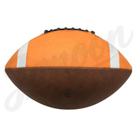 Ballon de football américain haut de gamme, cuir synthétique haute adhérence, léger, écologique, couleur et logo personnalisés pour les entraînements et les matchs