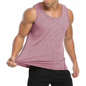 Camiseta sin Mangas MATEX SPORTS para Hombre, Corte Ajustado, 100% Algodón, Logotipo Frontal, Secado Rápido, Transpirable, para Gimnasio y Running - Product Image 4