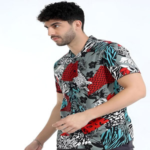 Camisa de lino y algodón 100% para hombre, personalizada, de alta calidad, manga corta, transpirable, informal, estilo de gran tamaño con bordado 3D - Product Image 3