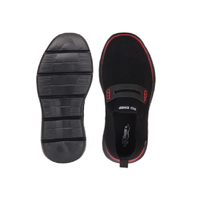Baskets noires à enfiler pour hommes, chaussures de marche basses, légères, respirantes, pour le sport