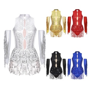 ชุดเต้นรำละตินแบบซับลิเมชั่นสำหรับผู้หญิง ชุดเต้นรำสมัยใหม่สำหรับการแสดงบนเวที ชุดฝึกซ้อมเต้น - Product Image 1