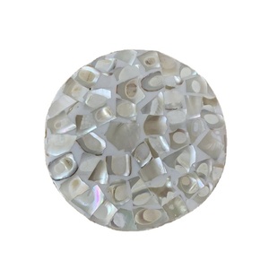 ถาดเสิร์ฟหอยมุกคุณภาพสูงพร้อมชุดจานรองแก้วโรงแรมและร้านอาหารที่ดาวงานฝีมืออินเดีย - Product Image 1