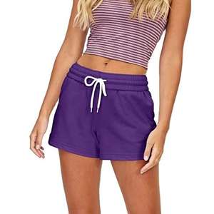 Shorts para Mujer, Precio al por Mayor, Logotipo Personalizado, Shorts Deportivos de Moda, Transpirables, de Algodón, Casuales, para Gimnasio - Product Image 1