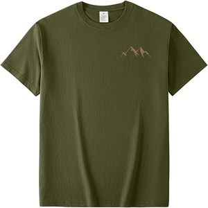 T-shirt streetwear en coton tricoté 100% personnalisé pour homme, coupe classique, décontracté, vierge, 220g, vente en gros, OEM, marque privée - Product Image 5