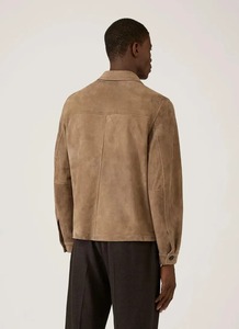 Men's Goat <b>Suede</b> <b>Leather</b> Style <b>Jacket</b> Casual Outerwear Wholesale Oem Service Men's Fashion <b>Suede</b> Zip <b>Jacket</b> Goat Fashion <b>Jacket</b> - Product Image 3