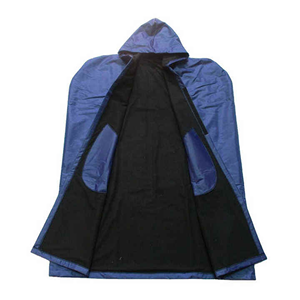 Couverture imperméable à capuche pour équipe de football, avec logo personnalisé imprimé, pour joueurs, avec poches - Product Image 2
